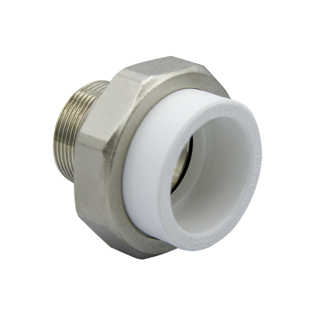 Муфта комб. разъемная, нар 50х1 1/2" EVER® БЕЛЫЙ (Россия) УСИЛЕННАЯ