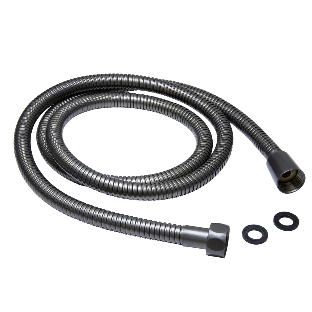 Шланг душевой 150 см имп/кон, EPDM, нерж.сталь ГРАФИТ  MIXLINE МЛ-2-150/MIX-2-150(коробка)