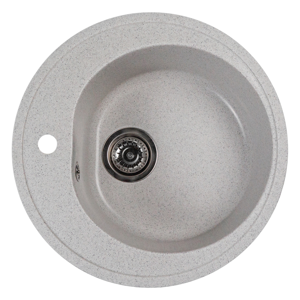 Мойкa МЛ-ГМС102 (ML-GMS102) СТАНДАРТ круглая, серый (310), 500 мм (глуб. чаши 170)