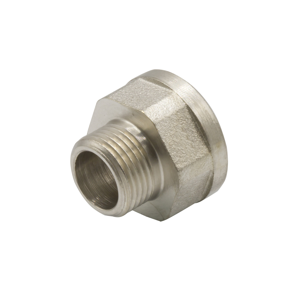 Переходник 1/2'' - 3/8'' вн/нар никель