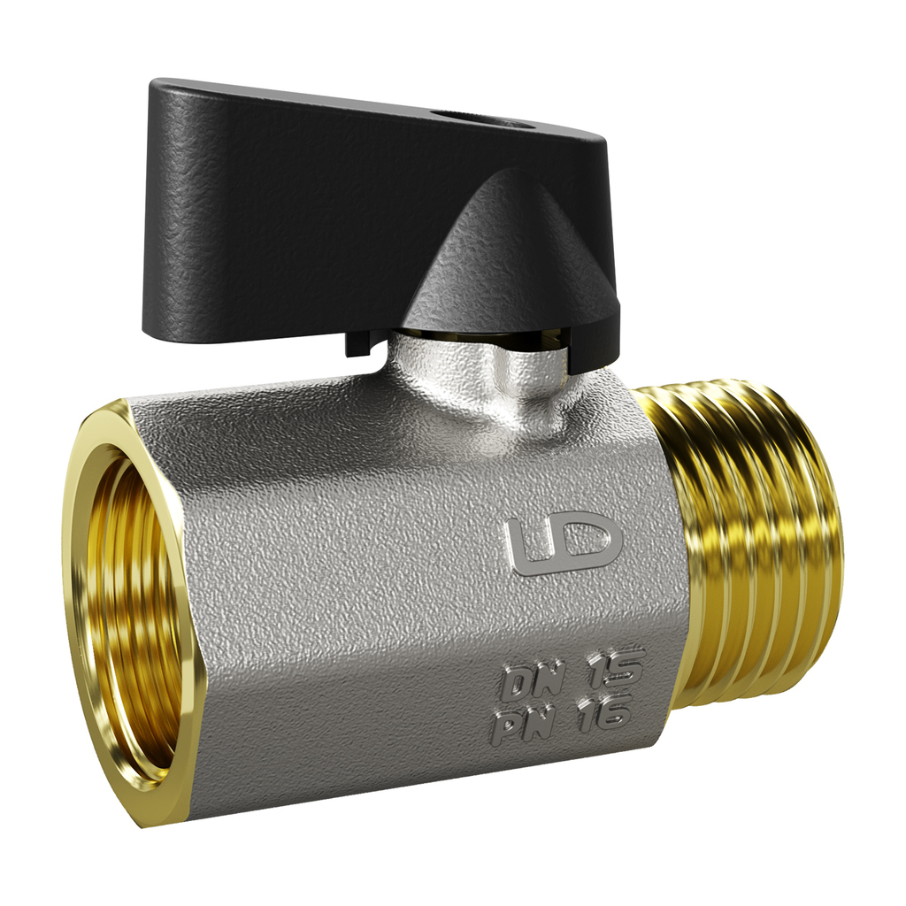 Кран шаровой мини  1/2'' вн/нар LD PRIDE