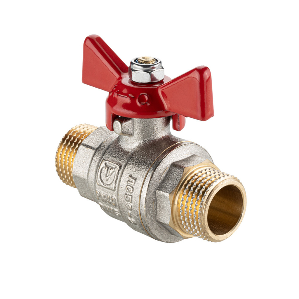Кран шаровой 3/4'' нар/нар бабочка VALTEC VT.219S  BASE-ГОСТ