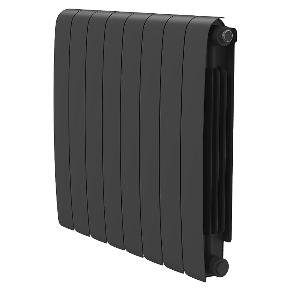 Радиатор биметаллический ROYAL THERMO Eclipse Черный 500*90  8 сек.