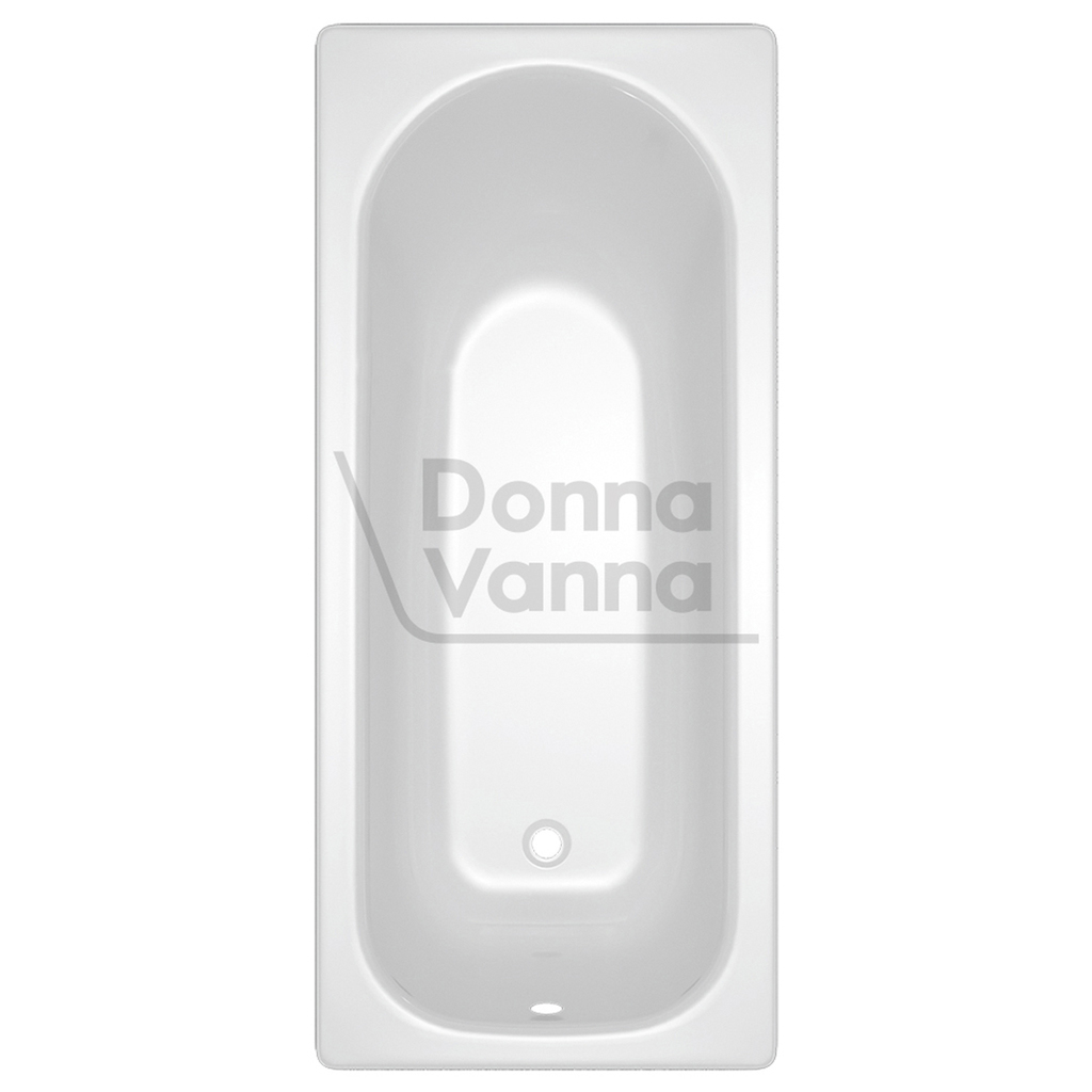 Ванна стальная 1,5*0,75*0,4 (ВИЗ) Donna Vanna форма Аула, цв.белый (ОР-81200)