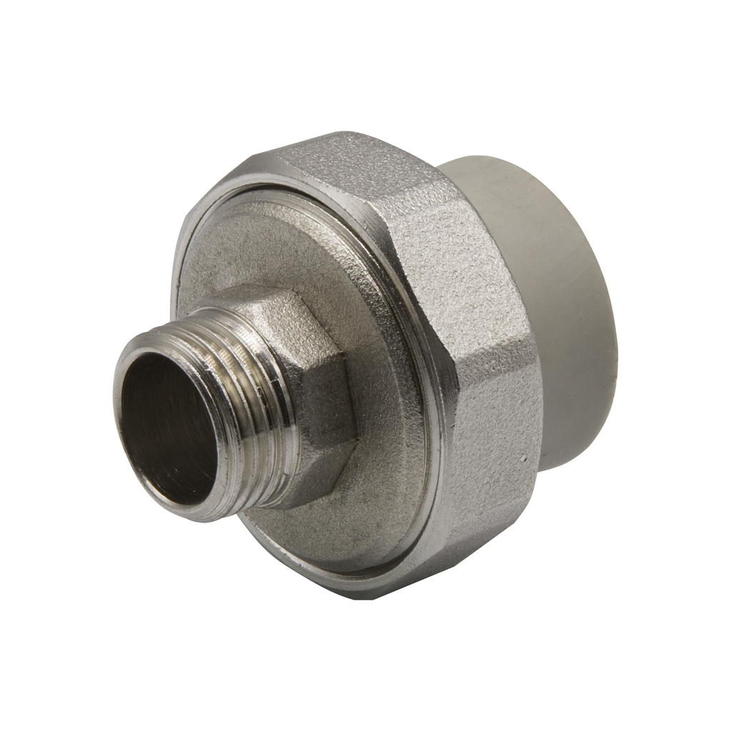 Муфта комб. разъемная, нар 25х1/2" EVER® СЕРЫЙ (Россия) штрихкод
