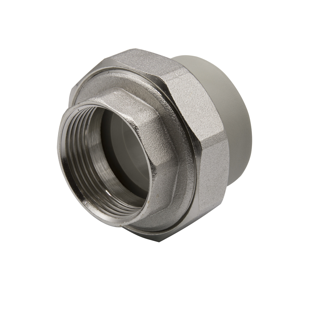Муфта комб. разъемная, вн 40х1 1/4" EVER® СЕРЫЙ (Россия) штрихкод