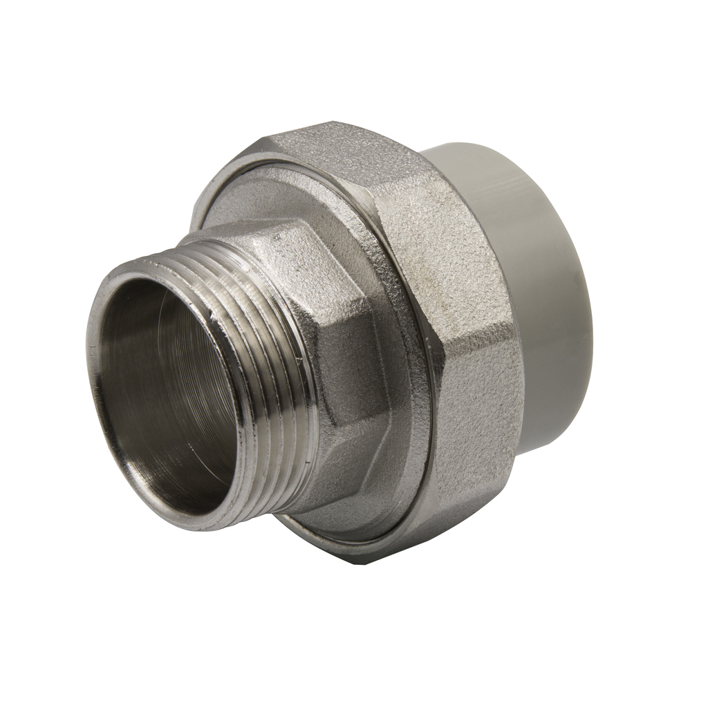 Муфта комб. разъемная, нар 40х1 1/4" EVER® СЕРЫЙ (Россия) штрихкод